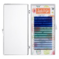 Цветные ресницы Lash&Go (микс) 0,10/C/8-12 mm «Blueberry» 15 линий Цветные ресницы Lash&Go (микс) 0,10/C/8-12 mm «Blueberry» 15 линий
