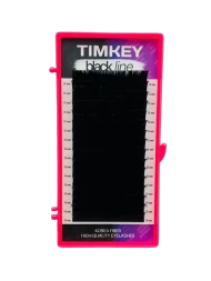 Черные ресницы Timkey - MIX D 0.07 6-13mm 16 линий