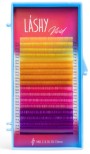 Ресницы цветные LASHY Vivid "Flame" - 16 линий - MIX C 0.10 10-13мм