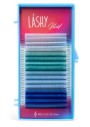 Ресницы цветные LASHY Vivid "Frost" - 16 линий - MIX C 0.07 10-13мм