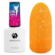 Гель-лак ADRICOCO Little Pixie светоотражающий №18 - Сигнальный оранжевый, 8 мл Гель-лак ADRICOCO Little Pixie светоотражающий №18 - Сигнальный оранжевый, 8 мл